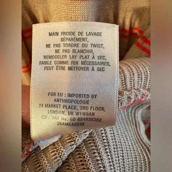 KNITTED & KNOTTED Anthropologie S Elodie Sweater Dress WOOL Blend *PRISTINE* - Picture 11 of 16